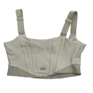 ALO Yoga Airlift Corset Bra Off-white size XS